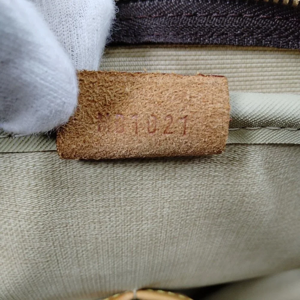 Louis Vuitton Brown Monogram Satchel with Vachetta Trim